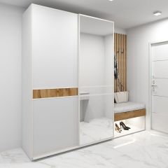 Шкаф-купе 1400 серии SOFT D6+D4+B2+PL2 (2 ящика+1штанга+1 полка) профиль «Капучино» в Сысерти - sysert.mebel24.online | фото 4