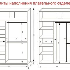 Шкаф-купе 1600 серии SOFT D6+D4+B2+PL2 (2 ящика+1штанга+1 полка) профиль «Капучино» в Сысерти - sysert.mebel24.online | фото 9