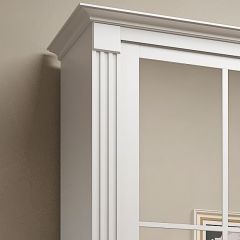 Шкаф-купе 1700 серии NEW CLASSIC K4+K4+B2+PL4 (2 ящика+F обр. штанга) профиль «Капучино» в Сысерти - sysert.mebel24.online | фото 4