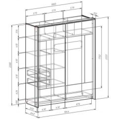 Шкаф-купе 1800 ЛИБЕРТИ в Сысерти - sysert.mebel24.online | фото 4