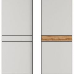 Шкаф-купе 2100 серии SOFT D4+D4+D4+B22+PL1 (по 2 ящика лев/прав+1штанга) профиль «Графит» в Сысерти - sysert.mebel24.online | фото 10