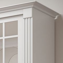 Шкаф-купе 2150 серии NEW CLASSIC K5+K5+K5+B22+PL3 (по 2 ящика лев/прав+1 штанга+1полка) профиль «Капучино» в Сысерти - sysert.mebel24.online | фото 4