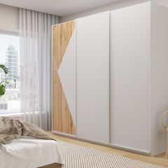 Шкаф-купе 2400 серии SOFT D7+D3+D3+B22+PL4 (по 2 ящика лев/прав+2штанги) профиль «Капучино» в Сысерти - sysert.mebel24.online | фото 5