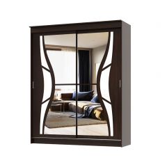 Шкаф-купе Бабочка 2.0 серия Альянс (Венге) в Сысерти - sysert.mebel24.online | фото