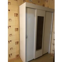 Шкаф-купе Бассо 1300 (Белый) в Сысерти - sysert.mebel24.online | фото 3