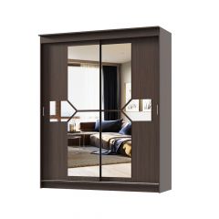 Шкаф-купе Фаворит 1.5 серия Альянс (Венге) в Сысерти - sysert.mebel24.online | фото