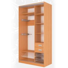 Шкаф-купе Жаклин 1200 вариант-1 (ЛДСП/ЛДСП) в Сысерти - sysert.mebel24.online | фото 2