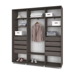 МАРТИН Шкаф-купе Анкор темный (2200*450) М421 в Сысерти - sysert.mebel24.online | фото 4