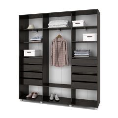 МАРТИН Шкаф-купе с зеркалами Венге (2200*450) М423 в Сысерти - sysert.mebel24.online | фото 4