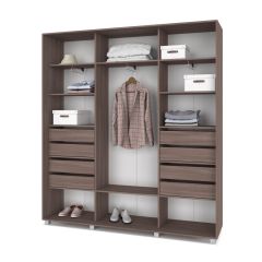 МАРТИН Шкаф-купе Шимо темный (2200*450) М421 в Сысерти - sysert.mebel24.online | фото 4