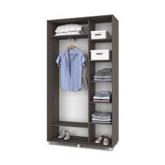 РОЛАНД Шкаф-купе Анкор темный (450*1200) Р421 в Сысерти - sysert.mebel24.online | фото 2