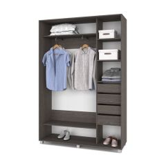 РОЛАНД Шкаф-купе Анкор темный (450*1500) Р451 в Сысерти - sysert.mebel24.online | фото 4