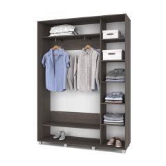 РОЛАНД Шкаф-купе Анкор темный (450*1600) Р461 в Сысерти - sysert.mebel24.online | фото 3