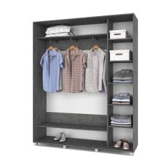 РОЛАНД Шкаф-купе Камень темный (450*1800) Р481 в Сысерти - sysert.mebel24.online | фото 2