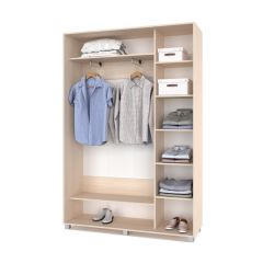 РОЛАНД Шкаф-купе Млечный дуб (450*1500) Р451 в Сысерти - sysert.mebel24.online | фото 3