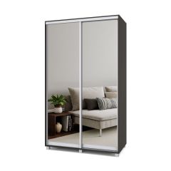 РОЛАНД Шкаф-купе с зеркалами Венге (450*1300) Р433 в Сысерти - sysert.mebel24.online | фото 2