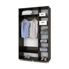 РОЛАНД Шкаф-купе с зеркалами Венге (450*1300) Р433 в Сысерти - sysert.mebel24.online | фото 3