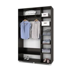 РОЛАНД Шкаф-купе с зеркалами Венге (450*1400) Р443 в Сысерти - sysert.mebel24.online | фото 3