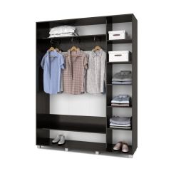 РОЛАНД Шкаф-купе с зеркалами Венге (450*1700) Р473 в Сысерти - sysert.mebel24.online | фото 2