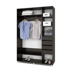РОЛАНД Шкаф-купе с зеркалами Венге (450*1700) Р473 в Сысерти - sysert.mebel24.online | фото 4