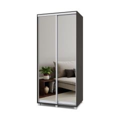 РОЛАНД Шкаф-купе с зеркалами Венге (600*1000) Р603 в Сысерти - sysert.mebel24.online | фото