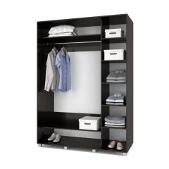 РОЛАНД Шкаф-купе с зеркалами Венге (600*1700) Р673 в Сысерти - sysert.mebel24.online | фото 2