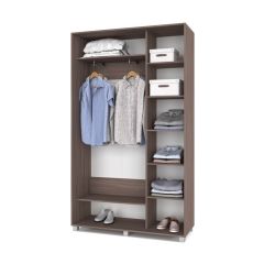 РОЛАНД Шкаф-купе с зеркалом Шимо темный (450*1300) Р432 в Сысерти - sysert.mebel24.online | фото 3