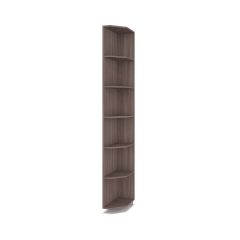 РОЛАНД Шкаф-купе с зеркалом Шимо темный (450*1500) Р452 в Сысерти - sysert.mebel24.online | фото