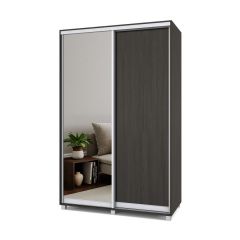 РОЛАНД Шкаф-купе с зеркалом Венге (450*1400) Р442 в Сысерти - sysert.mebel24.online | фото 2