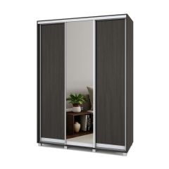 РОЛАНД Шкаф-купе с зеркалом Венге (450*1600) Р462 в Сысерти - sysert.mebel24.online | фото 2