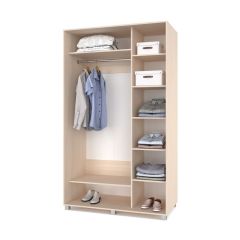 РОЛАНД Шкаф-купе зеркалом Млечный дуб (600*1500) Р652 в Сысерти - sysert.mebel24.online | фото 2