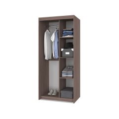 ТОМАС Шкаф-купе с зеркалом Шимо темный/светлый Т22 в Сысерти - sysert.mebel24.online | фото 2