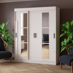 Шкаф-купе ТВИСТ Белый в Сысерти - sysert.mebel24.online | фото