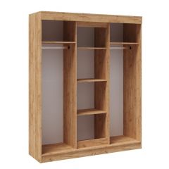 Шкаф-купе ТВИСТ Белый/Дуб крафт золотой в Сысерти - sysert.mebel24.online | фото 2