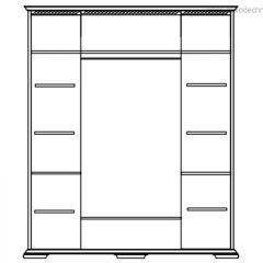 Шкаф Лика (ММ 137-01/04) с зеркалом в Сысерти - sysert.mebel24.online | фото 2