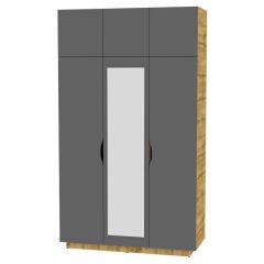 Шкаф с зеркалом "Аврора (H21_M)" в Сысерти - sysert.mebel24.online | фото 19