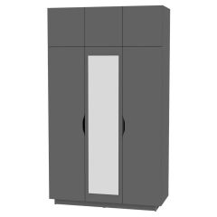 Шкаф с зеркалом "Аврора (H21_M)" в Сысерти - sysert.mebel24.online | фото 20