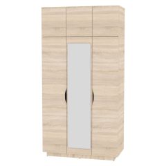 Шкаф с зеркалом "Аврора (H23_M)" в Сысерти - sysert.mebel24.online | фото 5