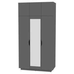 Шкаф с зеркалом "Аврора (H23_M)" в Сысерти - sysert.mebel24.online | фото 20