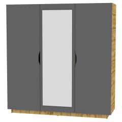 Шкаф с зеркалом "Аврора (H30_M)" в Сысерти - sysert.mebel24.online | фото 19