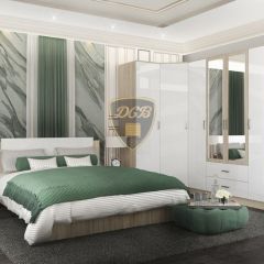СОФИ СШК1600.1Шкаф 4-х ств с2мя зерк, 2 ящиками в Сысерти - sysert.mebel24.online | фото 3