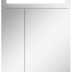 Шкаф-зеркало Аврора 60 с подсветкой LED Домино (DV8005HZ) в Сысерти - sysert.mebel24.online | фото 4
