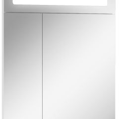 Шкаф-зеркало Аврора 60 с подсветкой LED Домино (DV8005HZ) в Сысерти - sysert.mebel24.online | фото 1