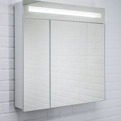 Шкаф-зеркало Аврора 65 с подсветкой LED Домино (DV8006HZ) в Сысерти - sysert.mebel24.online | фото 6