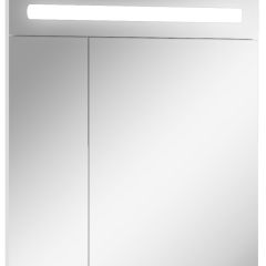 Шкаф-зеркало Аврора 65 с подсветкой LED Домино (DV8006HZ) в Сысерти - sysert.mebel24.online | фото