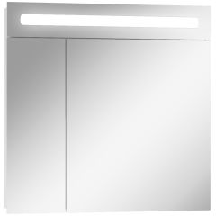 Шкаф-зеркало Аврора 70 с подсветкой LED Домино (DV8007HZ) в Сысерти - sysert.mebel24.online | фото 1