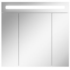 Шкаф-зеркало Аврора 75 с подсветкой LED Домино (DV8008HZ) в Сысерти - sysert.mebel24.online | фото 4
