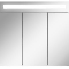 Шкаф-зеркало Аврора 80 с подсветкой LED Домино (DV8009HZ) в Сысерти - sysert.mebel24.online | фото 4