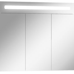 Шкаф-зеркало Аврора 80 с подсветкой LED Домино (DV8009HZ) в Сысерти - sysert.mebel24.online | фото