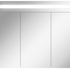 Шкаф-зеркало Аврора 85 с подсветкой LED Домино (DV8010HZ) в Сысерти - sysert.mebel24.online | фото 4